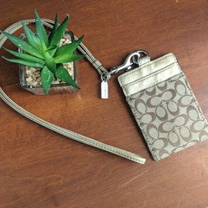 Coach lanyard for ID